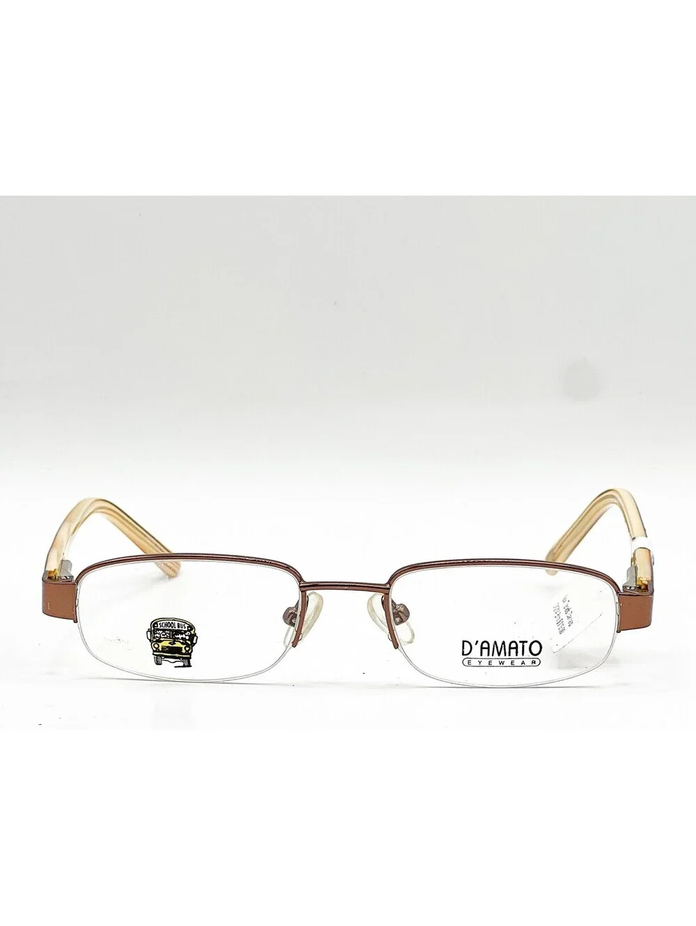 D'Amato Eyewear Dk214 Brn Dark Brown Authentic Eyeglasses 44-16-125